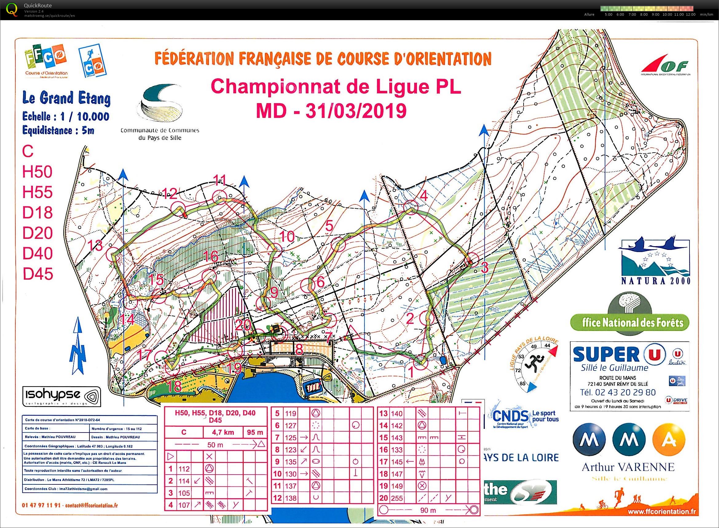 Chp Ligue MD pays de Loire (31-03-2019)