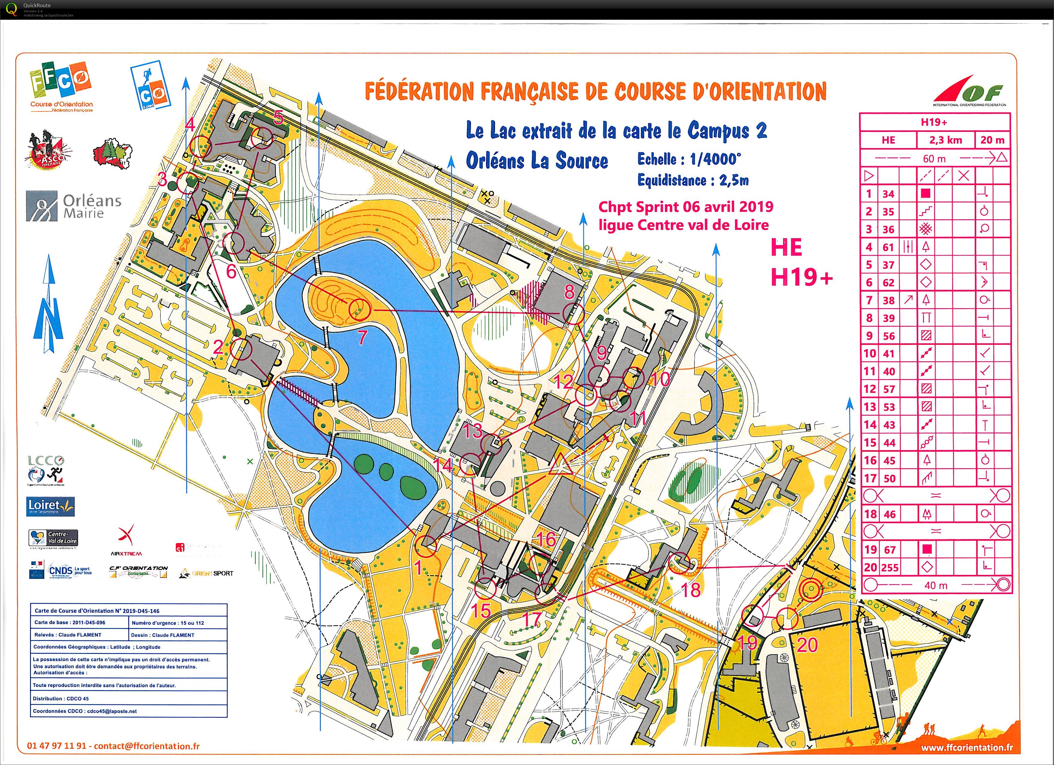 Championnat de ligue de sprint (06-04-2019)