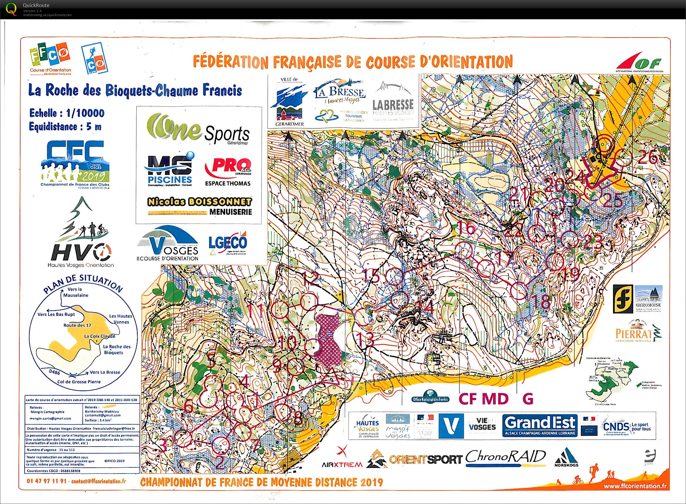 Championat de France de Moyenne Distance (04-05-2019)